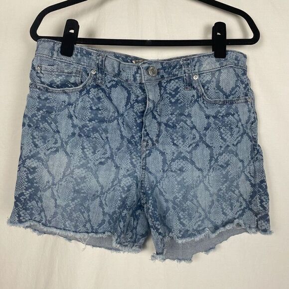 Seven7 Animal Print High Rise Weekend Short - Women’s 12 - Picture 2 of 6